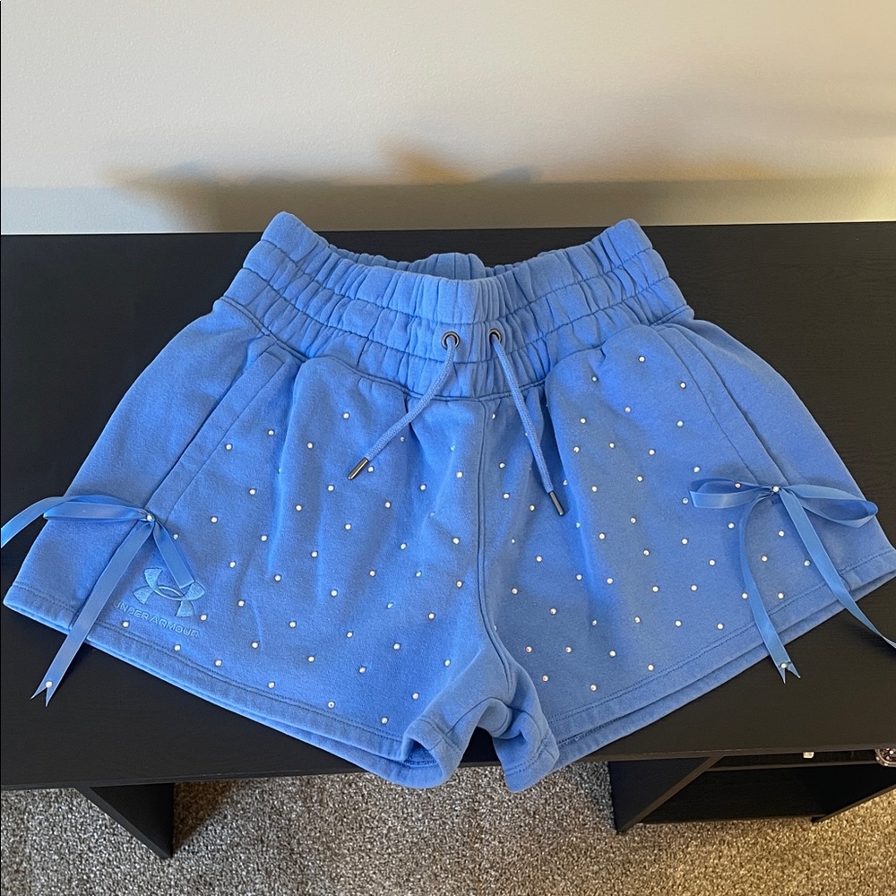 Under Armour Women's Light Blue Athletic Shorts